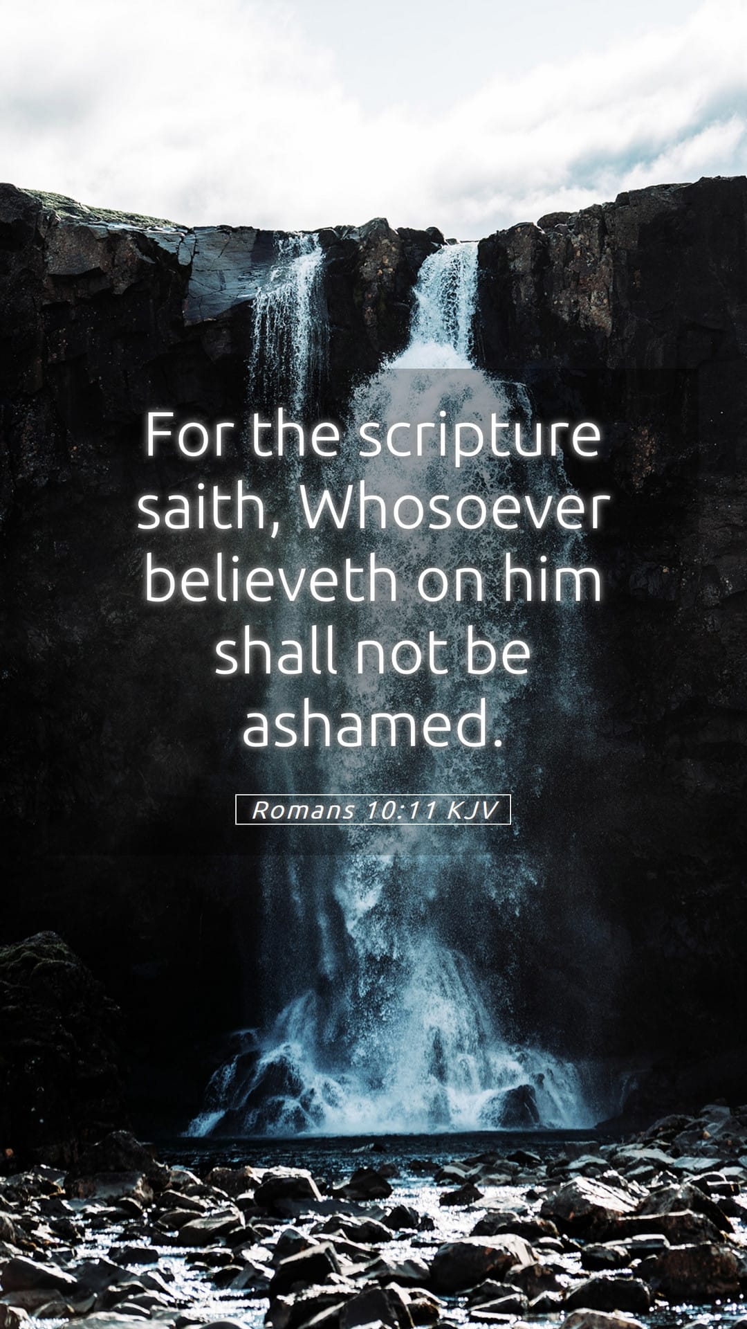 Romans 10:11 — Mobile (Portrait)