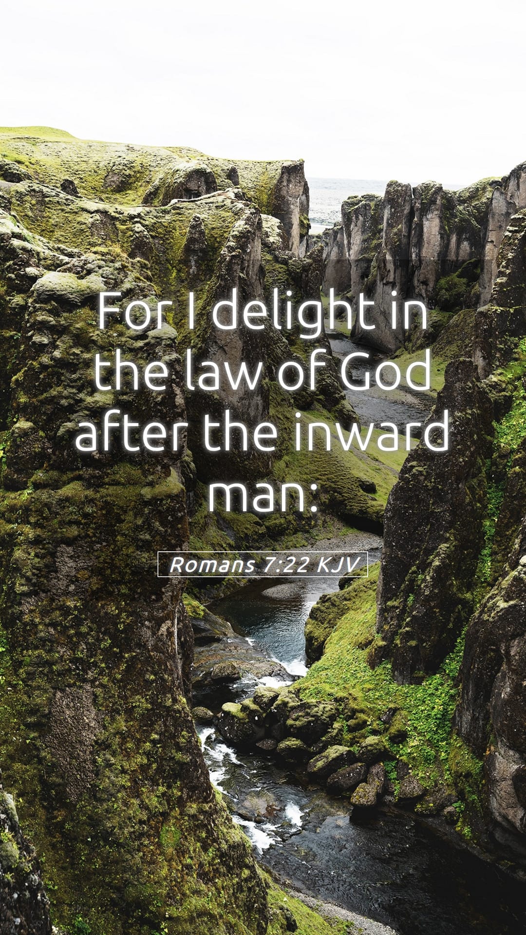 Romans 7:22 — Mobile (Portrait)