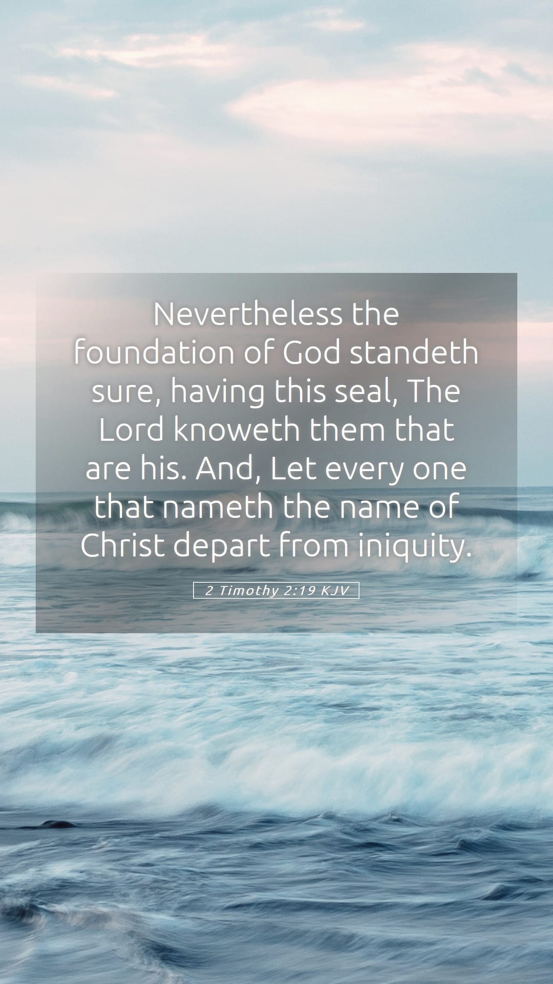 2 Timothy 2:19 — Mobile (Portrait)