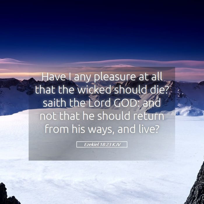 Ezekiel 18:23 — Square (1:1)