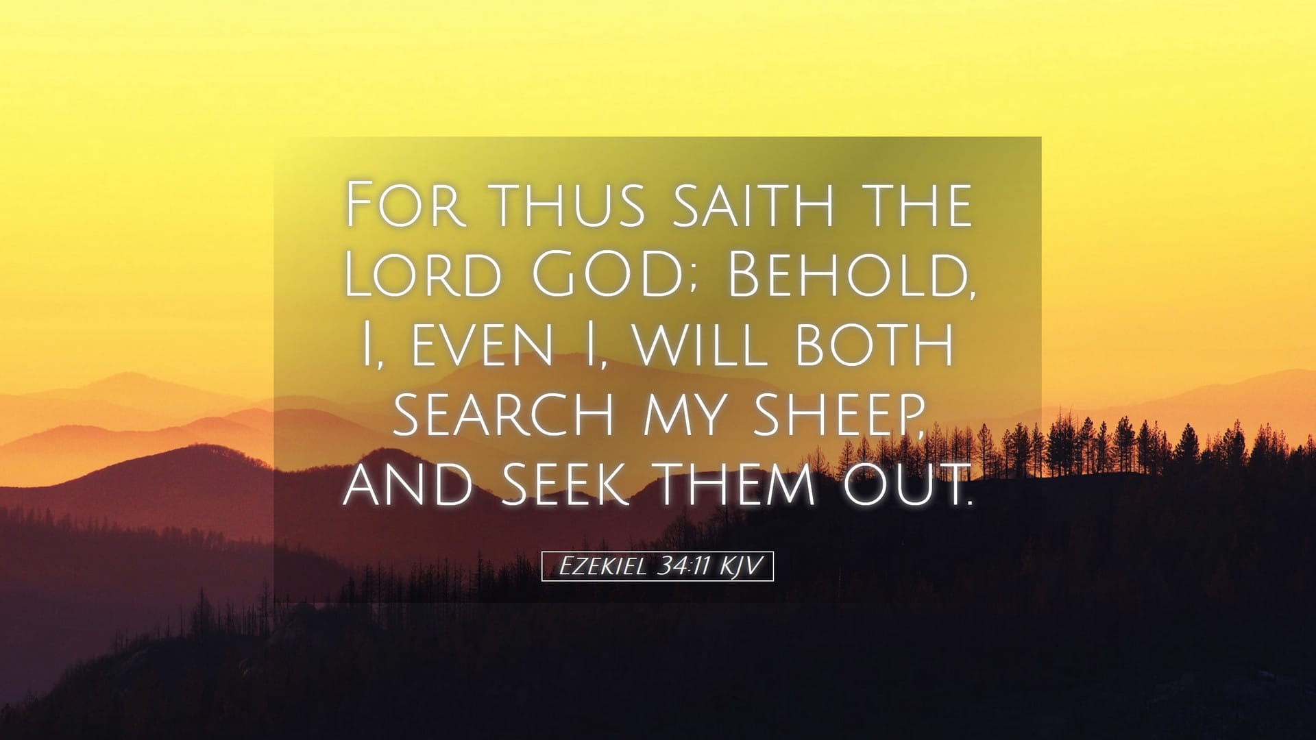 Ezekiel 34:11 — Desktop (Landscape)