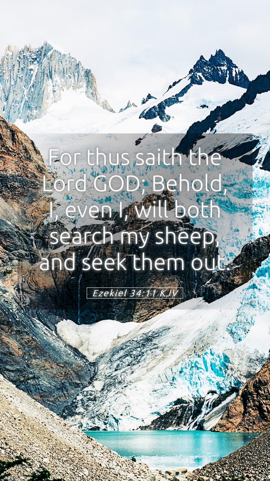 Ezekiel 34:11 — Mobile (Portrait)