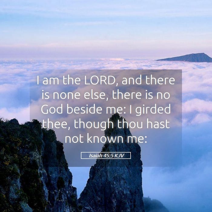 Isaiah 45:5 — Square (1:1)