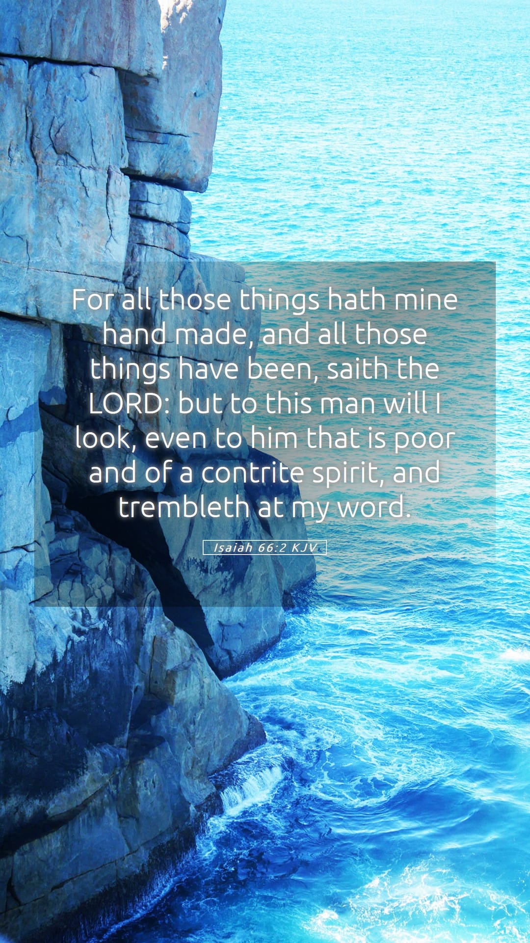 Isaiah 66:2 — Mobile (Portrait)