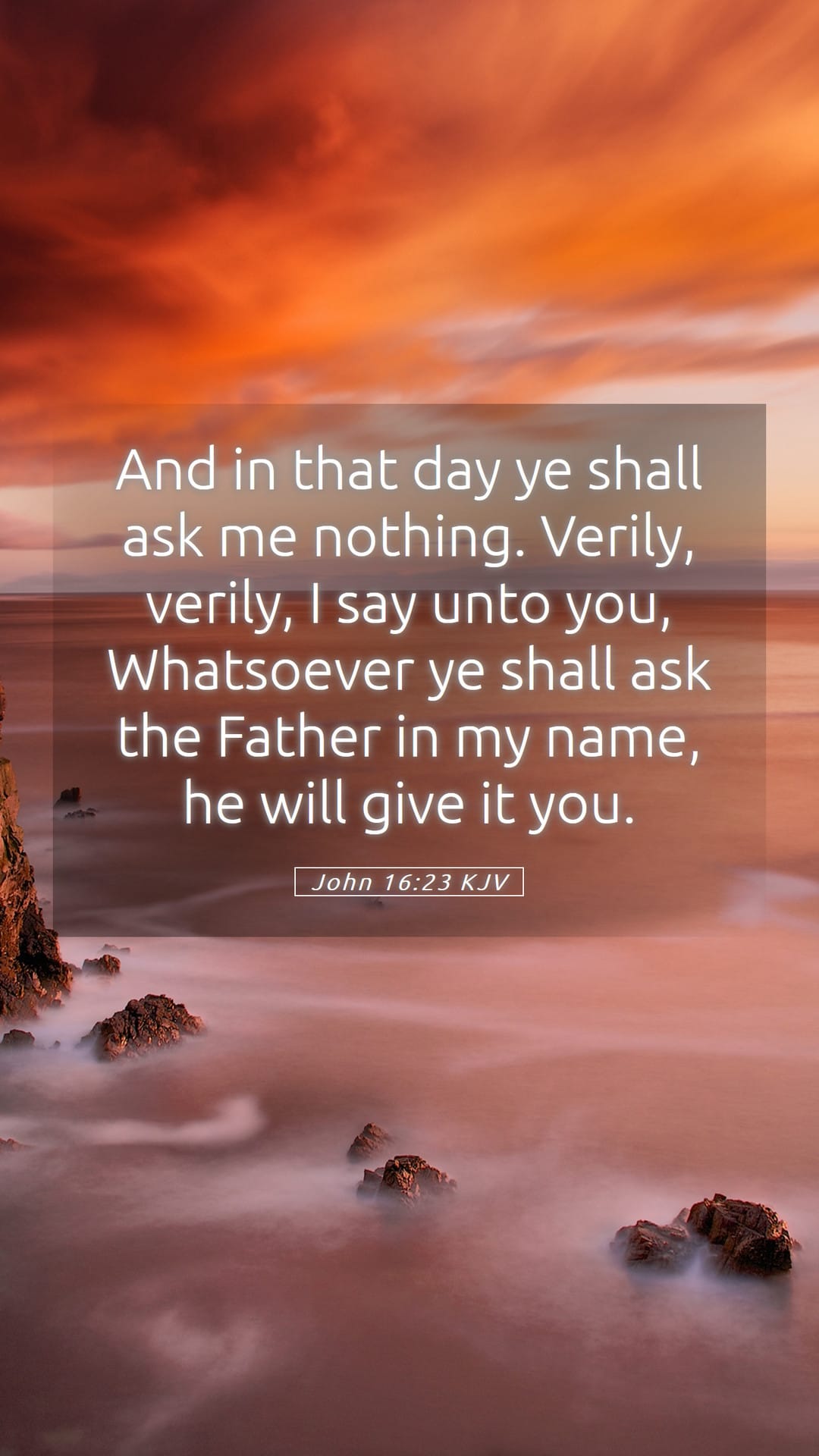 John 16:23 — Mobile (Portrait)