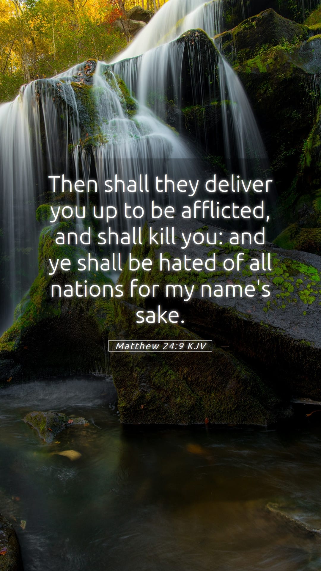 Matthew 24:9 — Mobile (Portrait)
