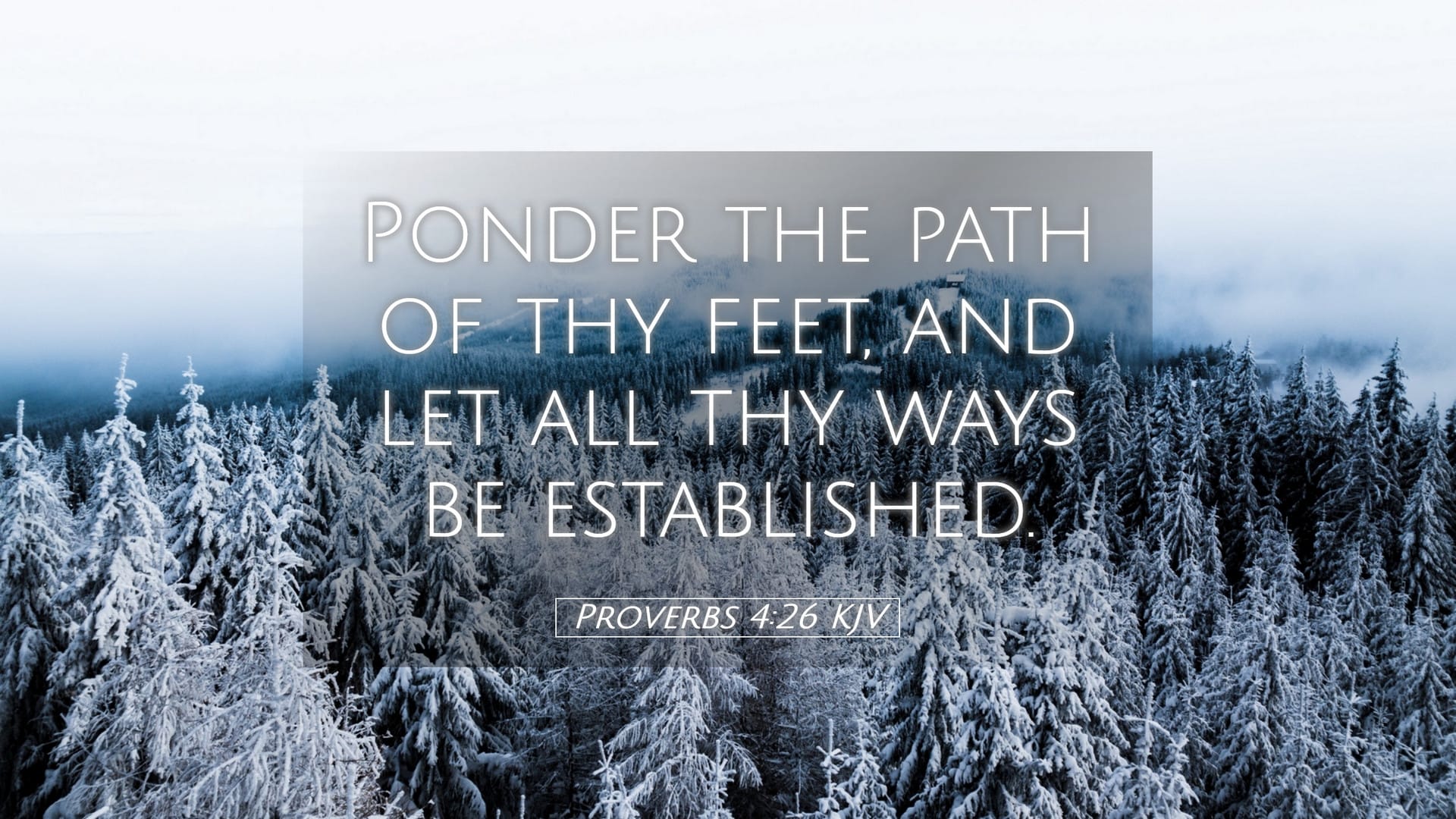 Proverbs 4:26 — Desktop (Landscape)