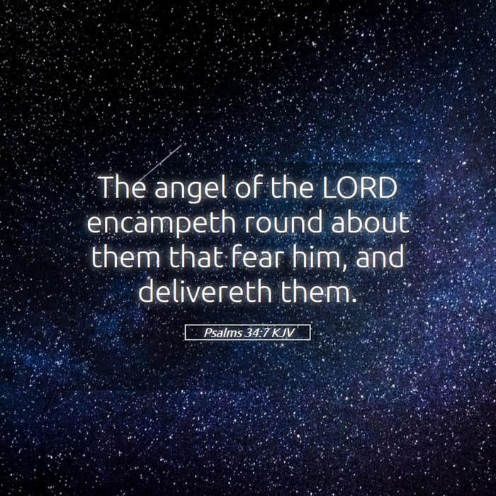 Psalms 34:7 — Square (1:1)
