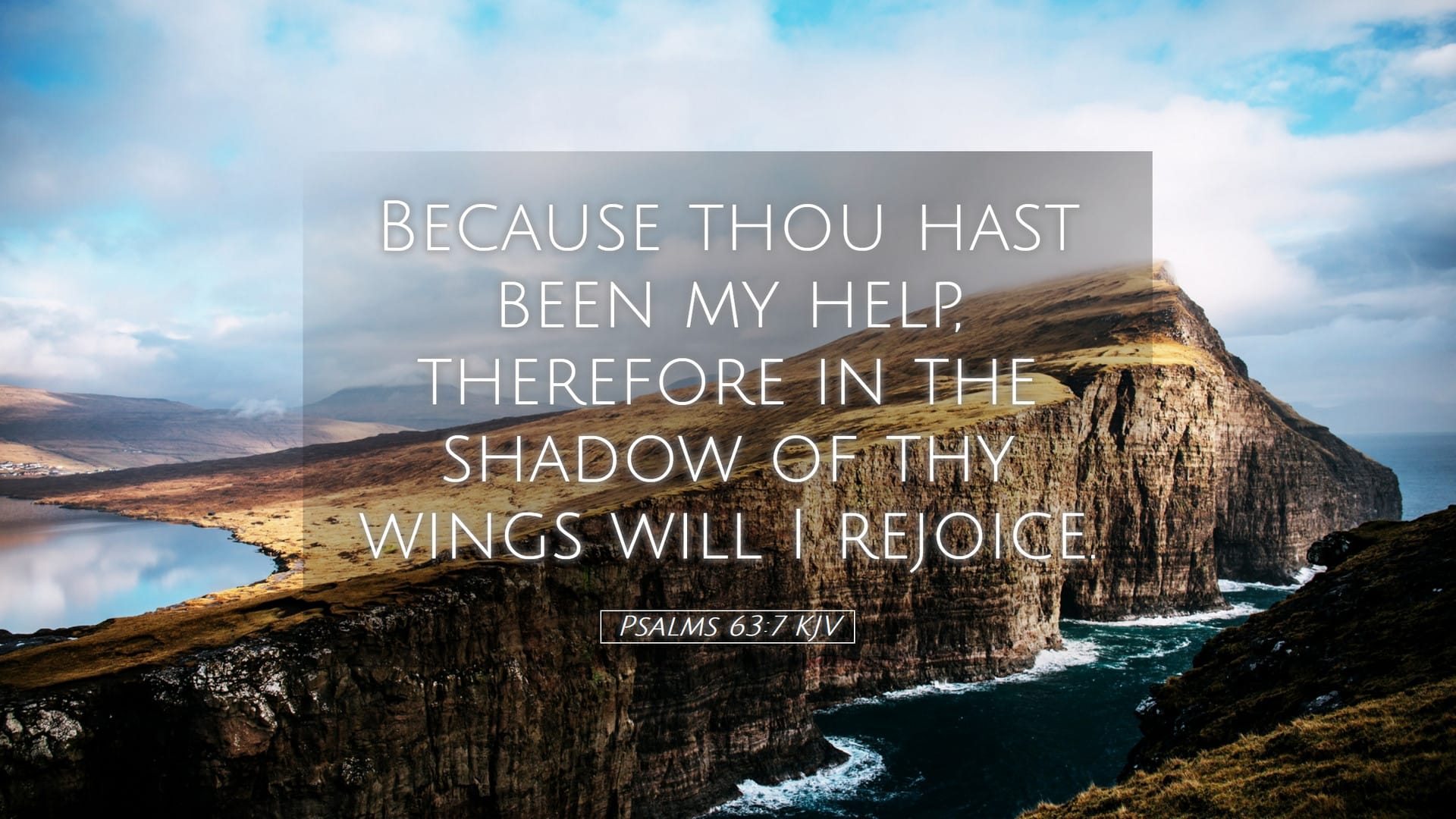 Psalms 63:7 — Desktop (Landscape)