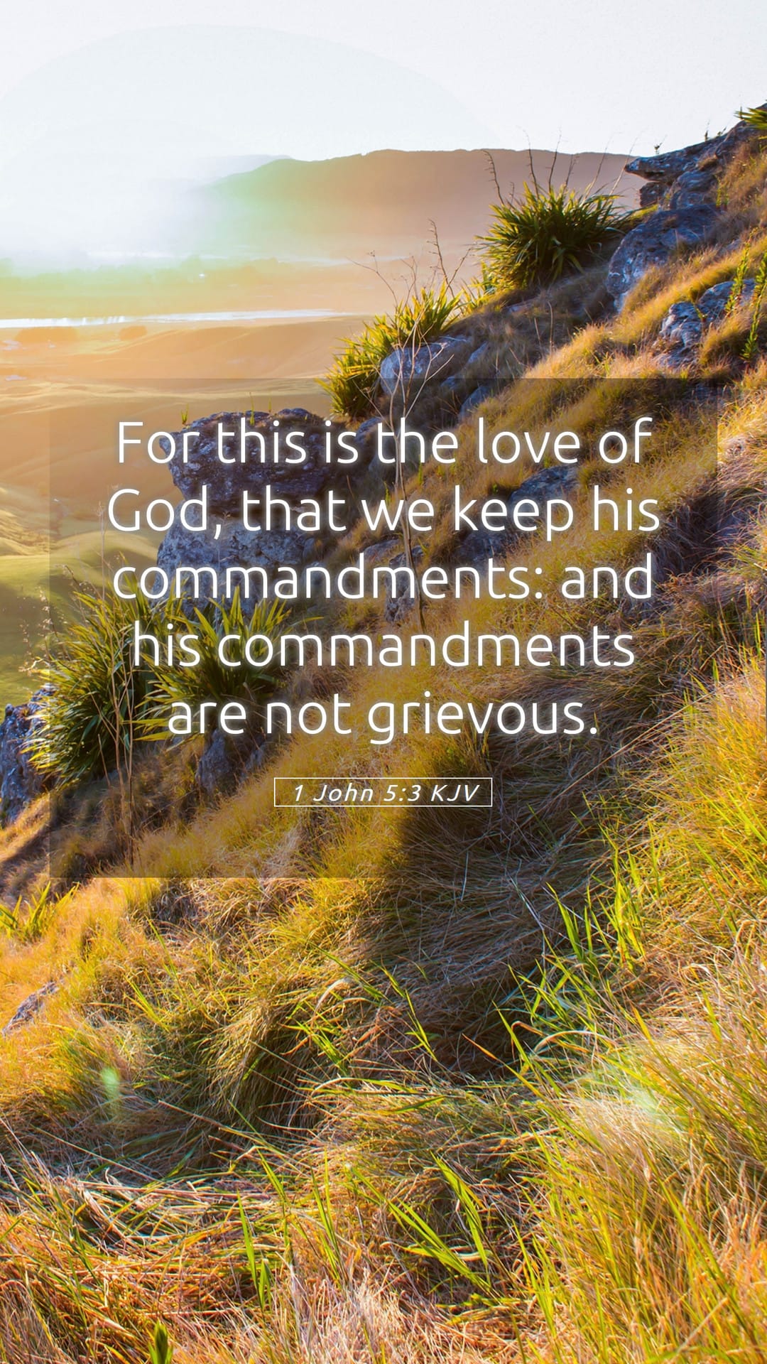 1 John 5:3 — Mobile (Portrait)