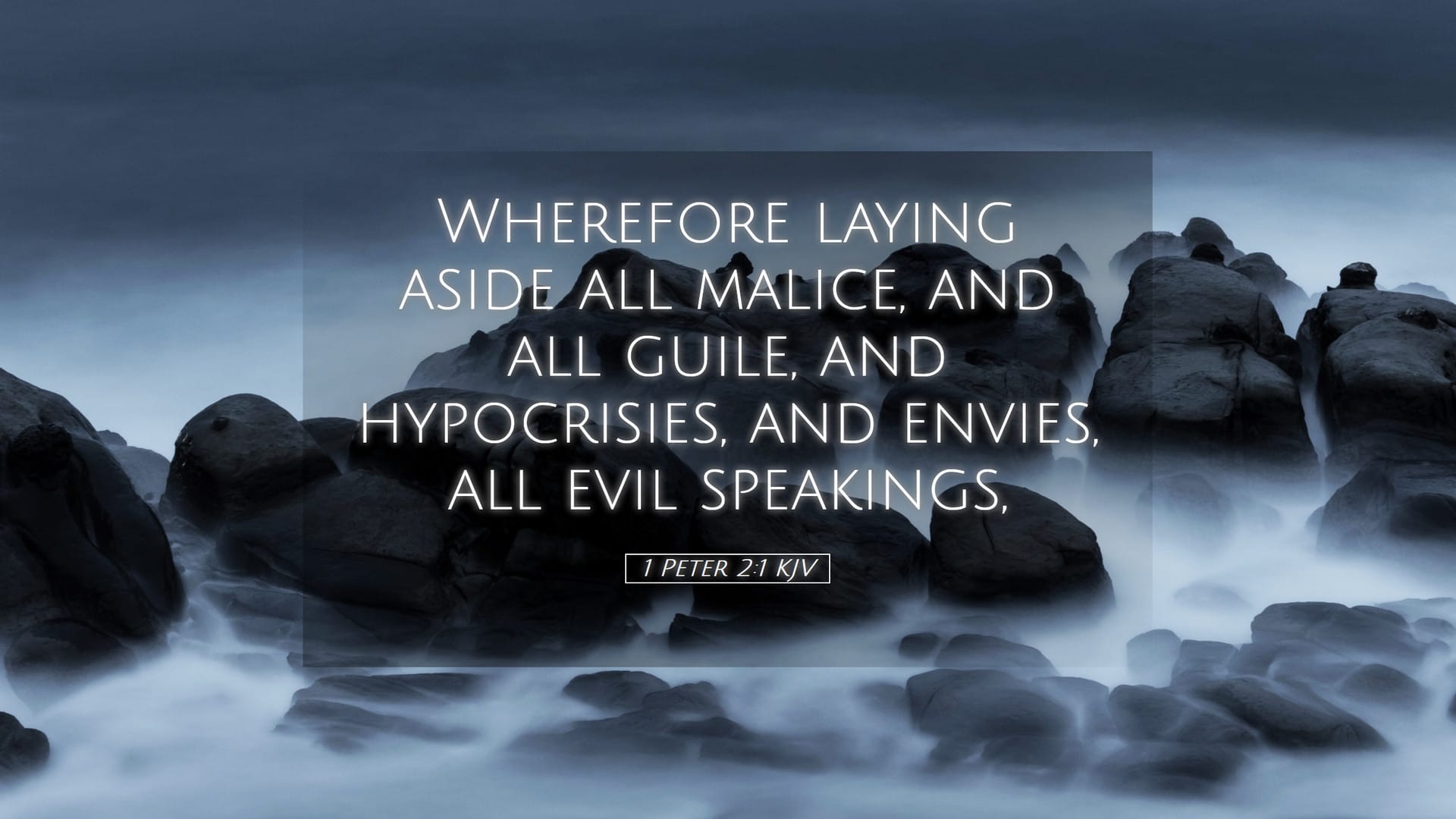 1 Peter 2:1 — Desktop (Landscape)