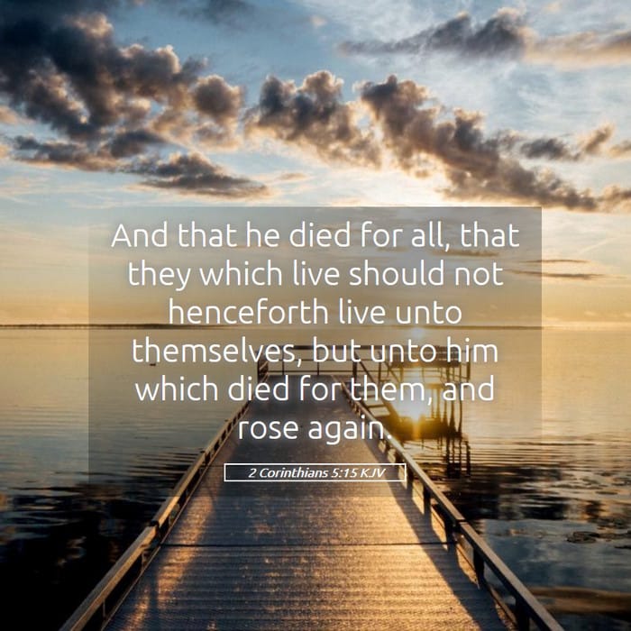 2 Corinthians 5:15 — Square (1:1)