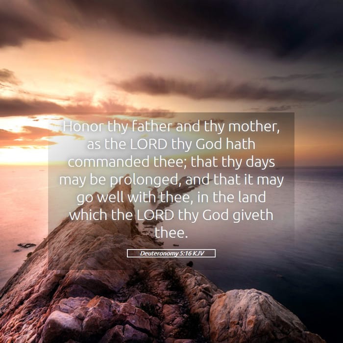 Deuteronomy 5:16 — Square (1:1)