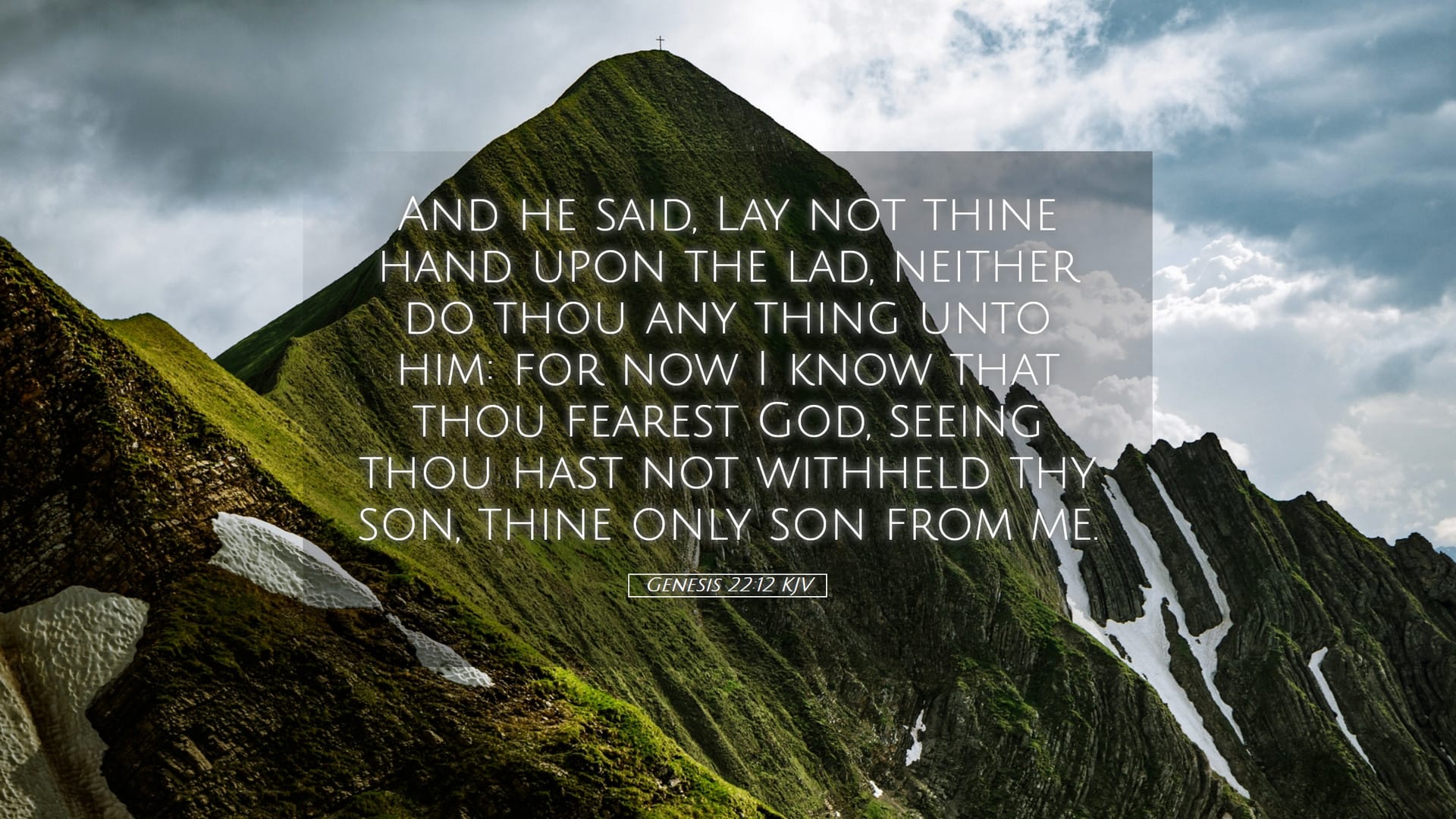 Genesis 22:12 — Desktop (Landscape)