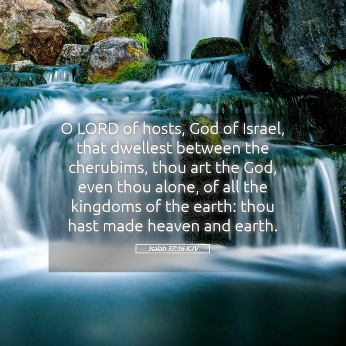 Isaiah 37:16 — Square (1:1)