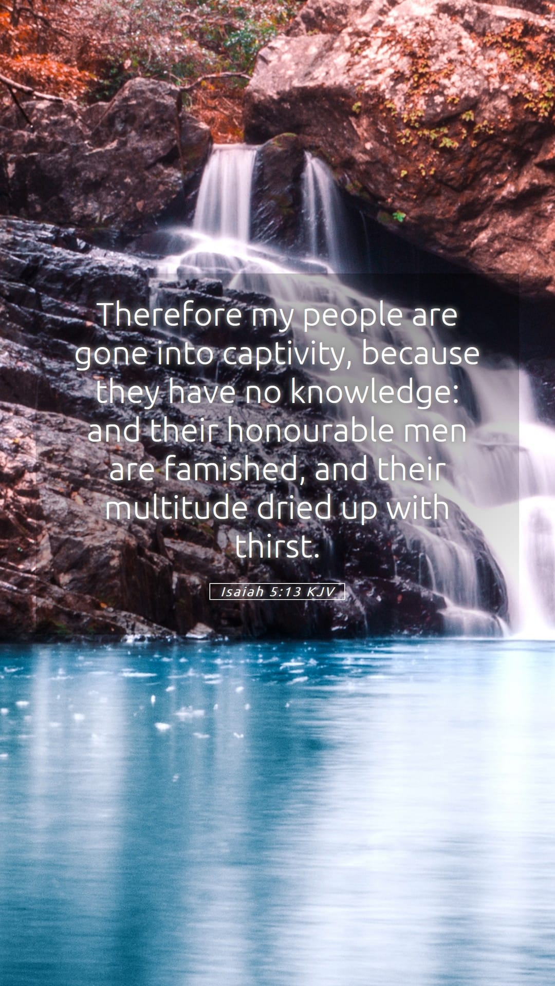 Isaiah 5:13 — Mobile (Portrait)