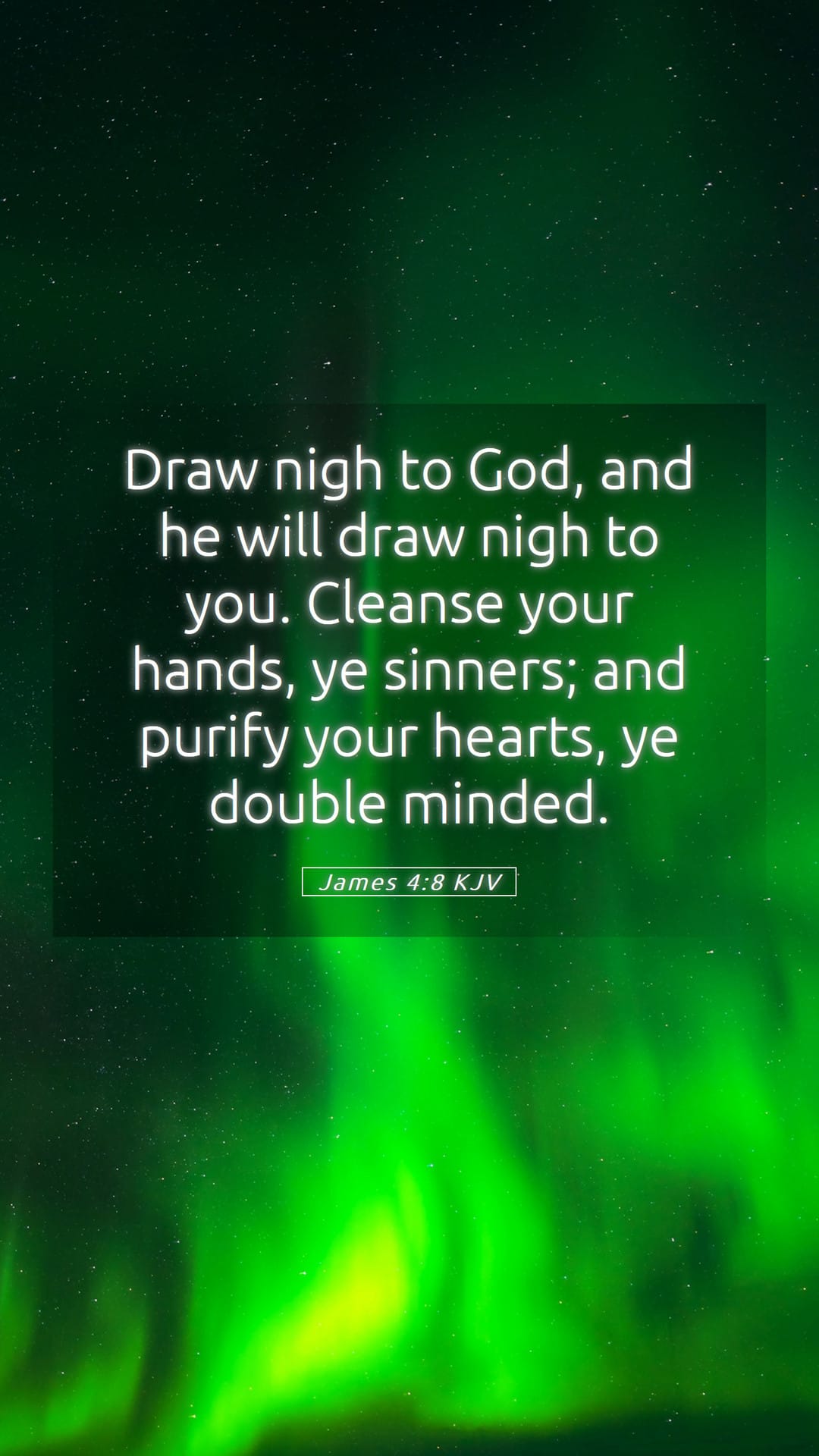 James 4:8 — Mobile (Portrait)