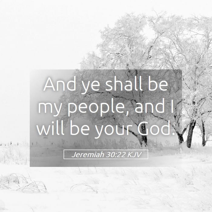 Jeremiah 30:22 — Square (1:1)