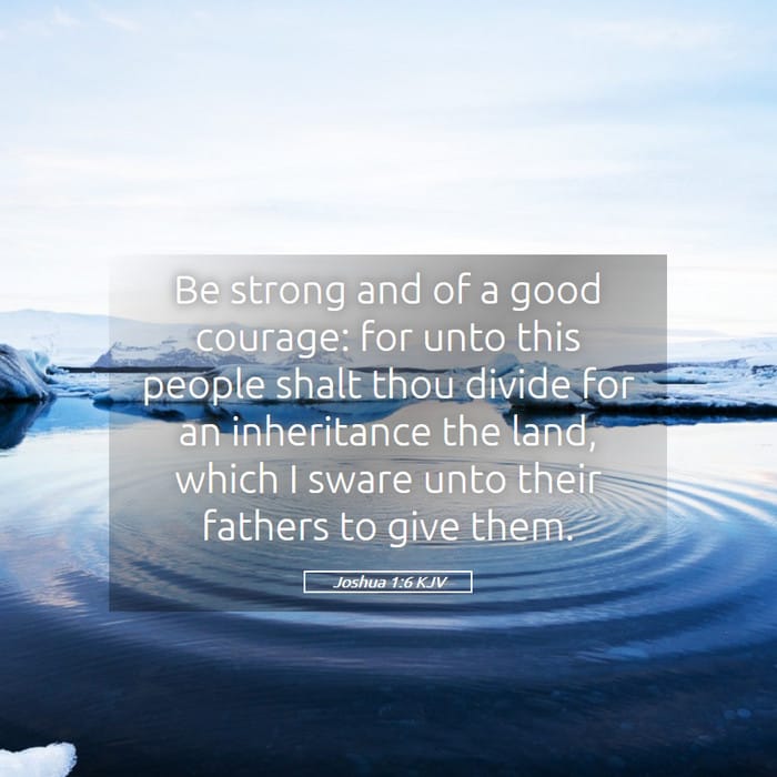 Joshua 1:6 — Square (1:1)