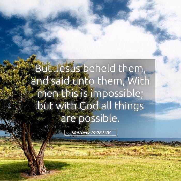 Matthew 19:26 — Square (1:1)