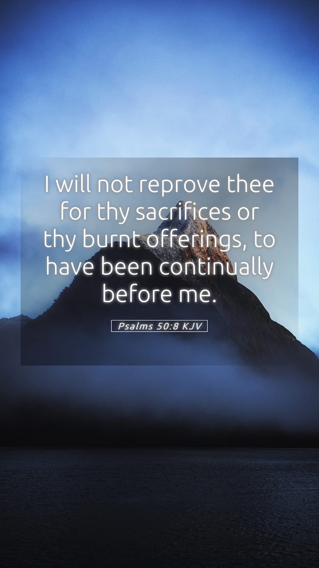 Psalms 50:8 — Mobile (Portrait)