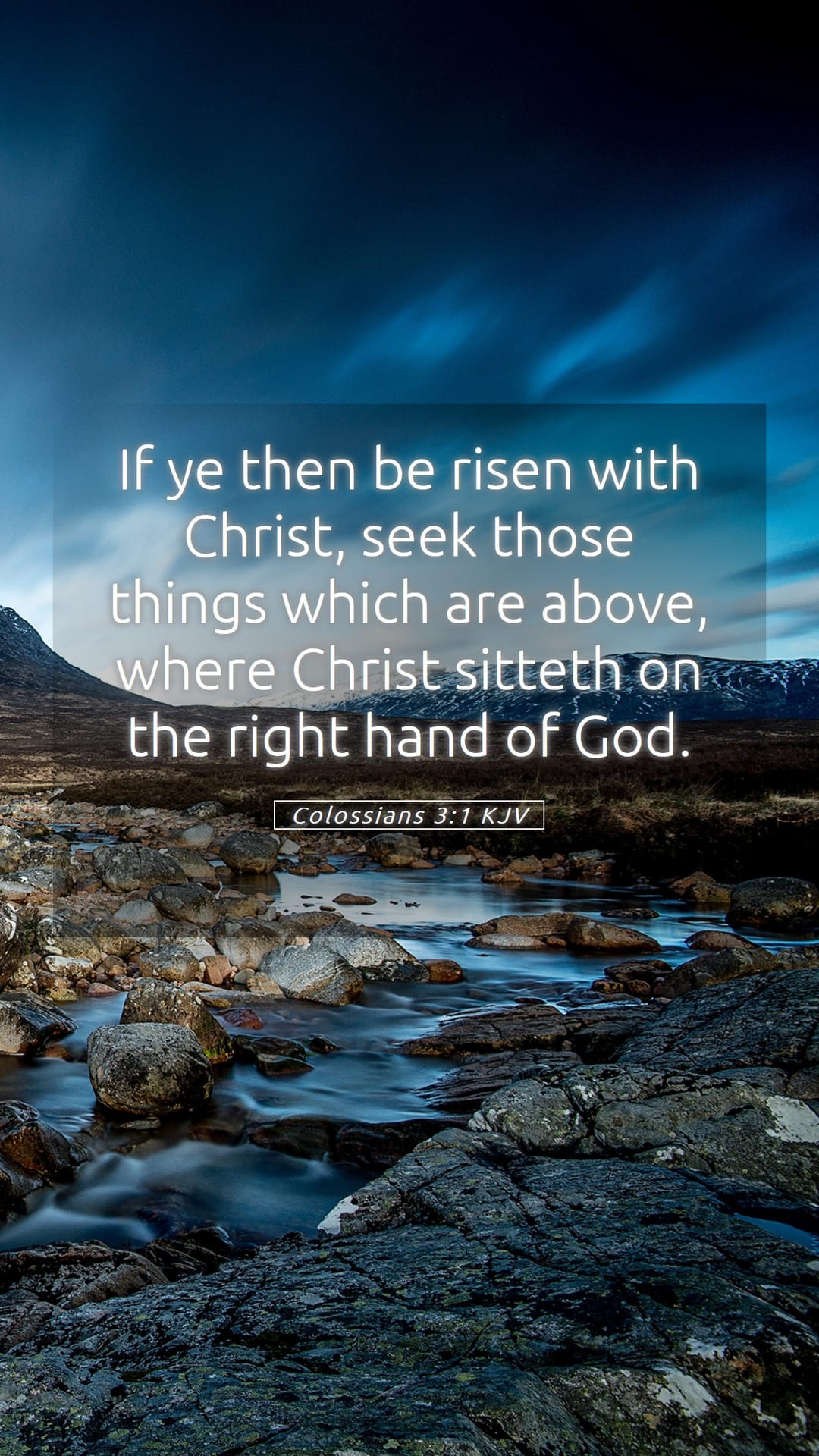 Colossians 3:1 — Mobile (Portrait)