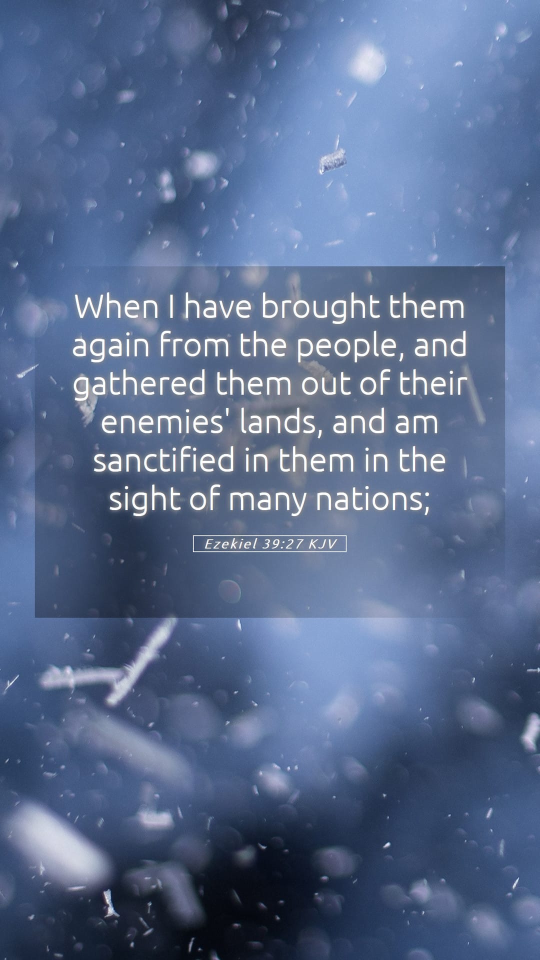 Ezekiel 39:27 — Mobile (Portrait)