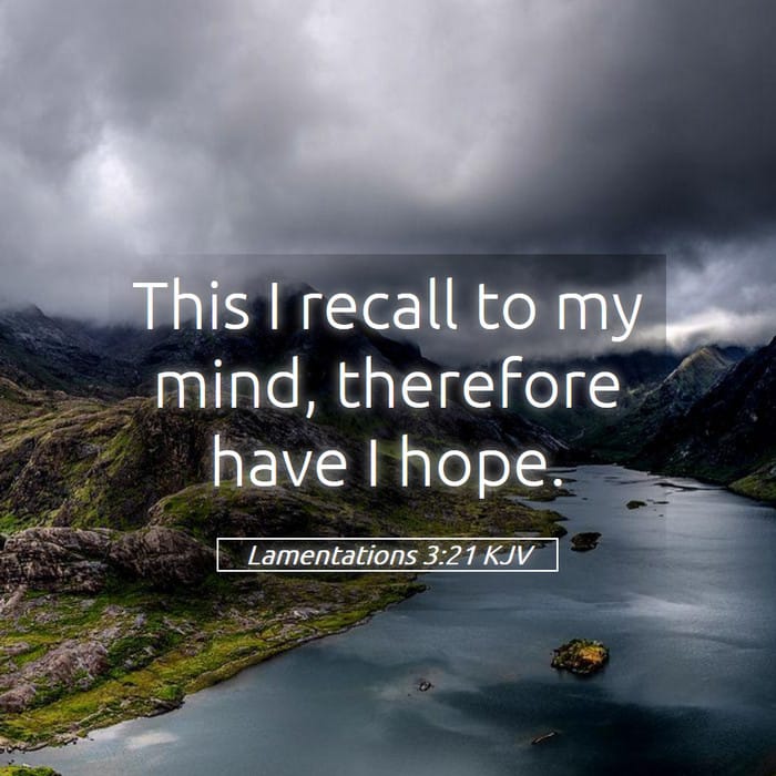 Lamentations 3:21 — Square (1:1)